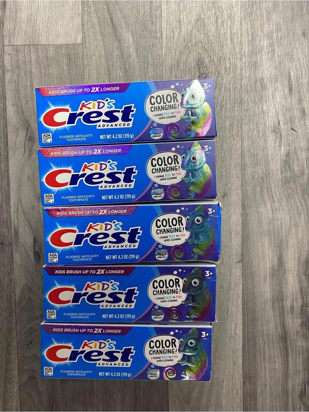 Crest Kids Color Changing Toothpaste - Blue & Purple